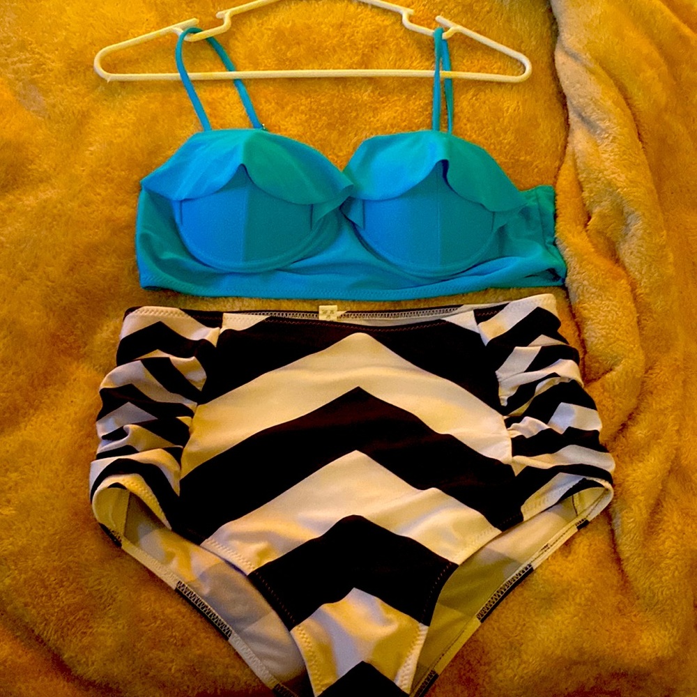 Two piece bathing suit